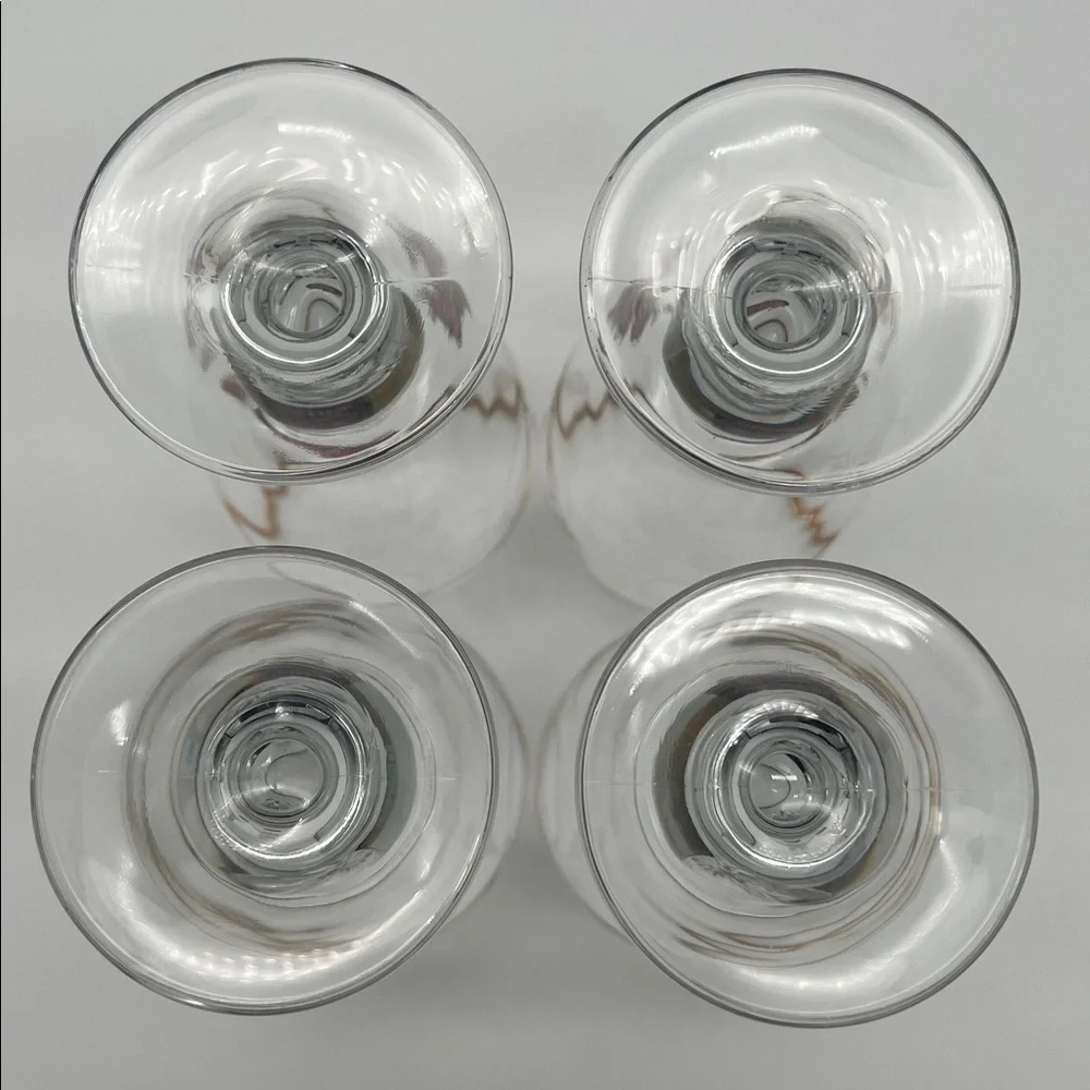 Stella Artois 33CL Gold Rimmed Beer Glasses Chalices Barware (Set of 4)
